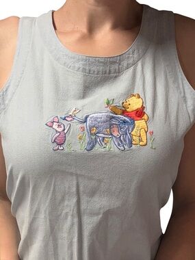 Disney | Dresses | The Disney Store Vintage Winnie The Pooh Chambray ...